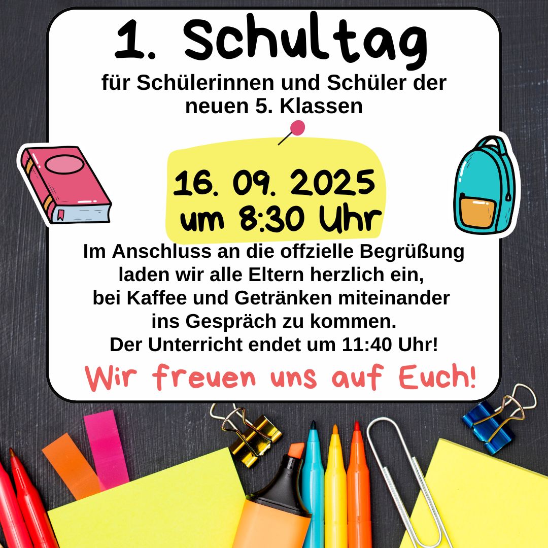 2526 I Bekanntmachung 1Schultag 5Klasse