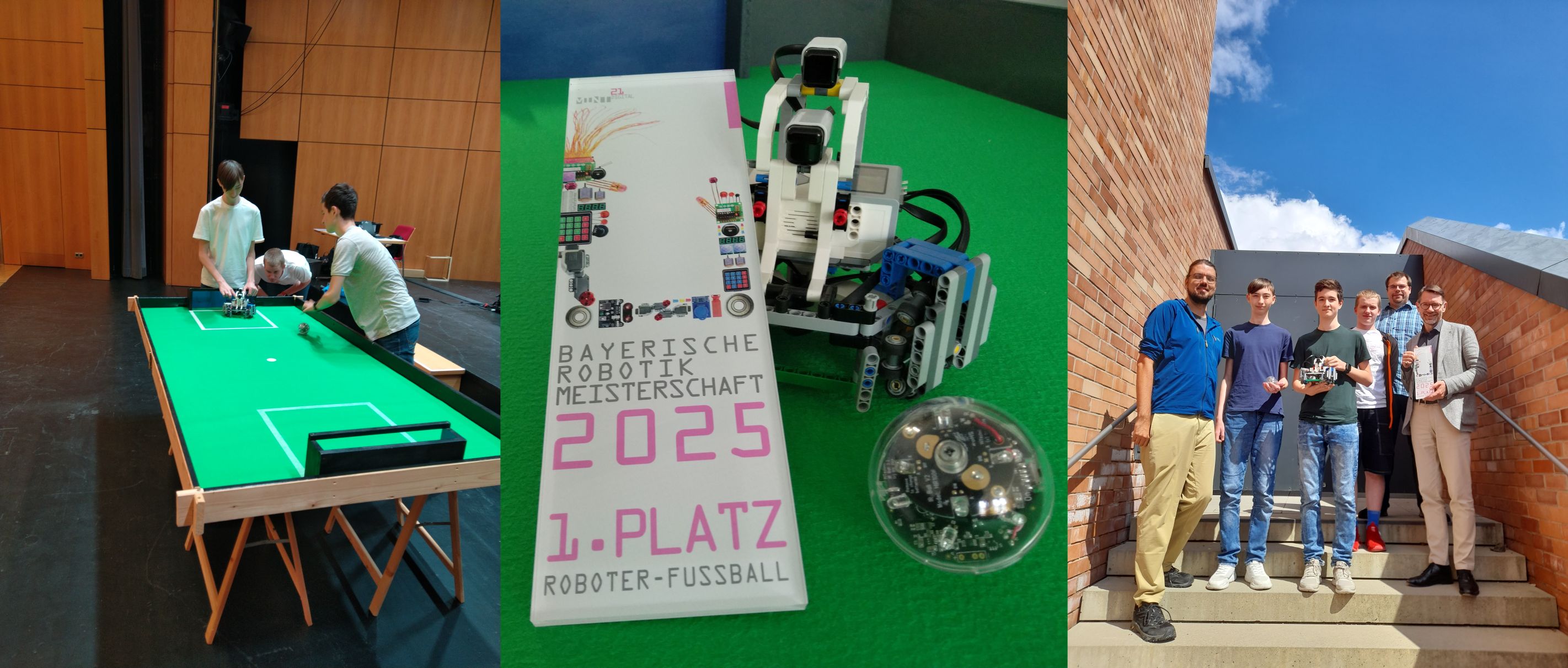 Gold bei der 6. Bayerischen Robotikmeisterschaft